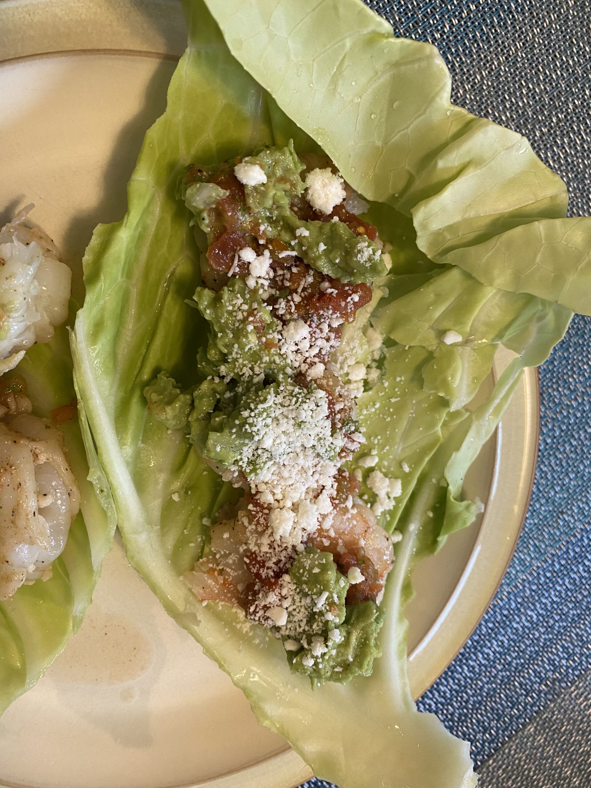 Garlic Shrimp Lettuce Wraps