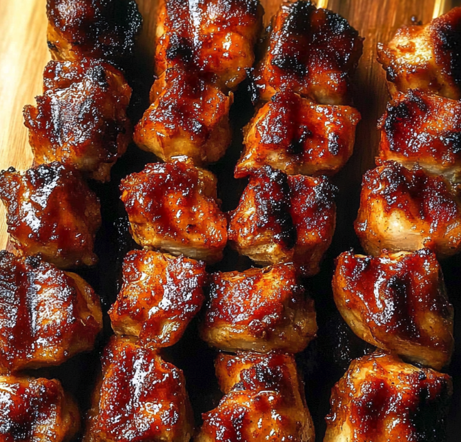 Grilled Thai Coconut Chicken Skewers
