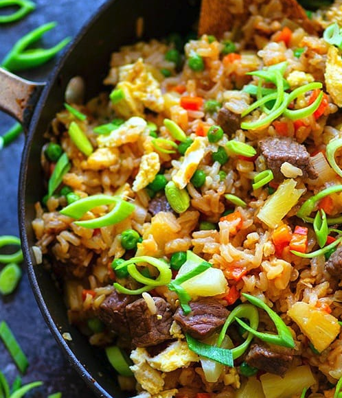 Hawaiian Pineapple Steak Fried Rice