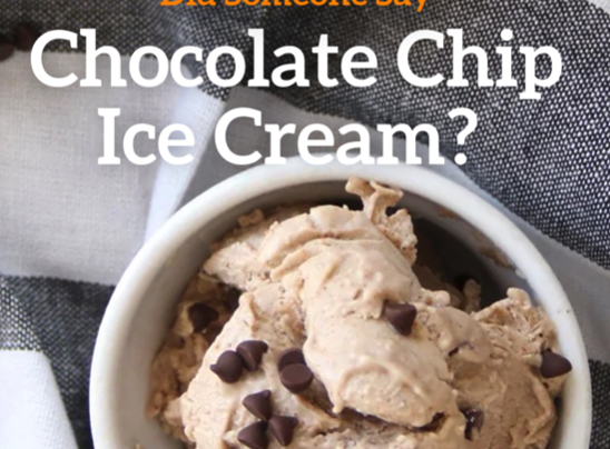 High-Protein Chocolate Chip Nice Cream