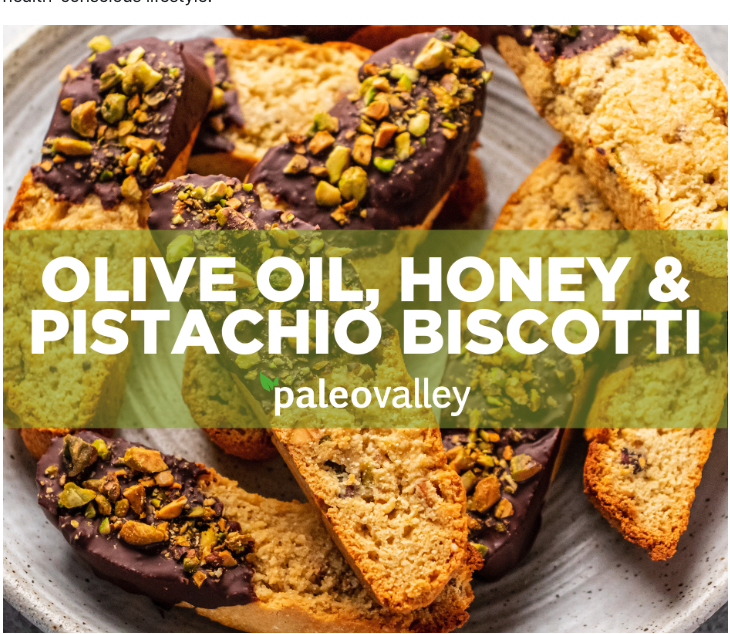 Honey Pistachio Biscotti