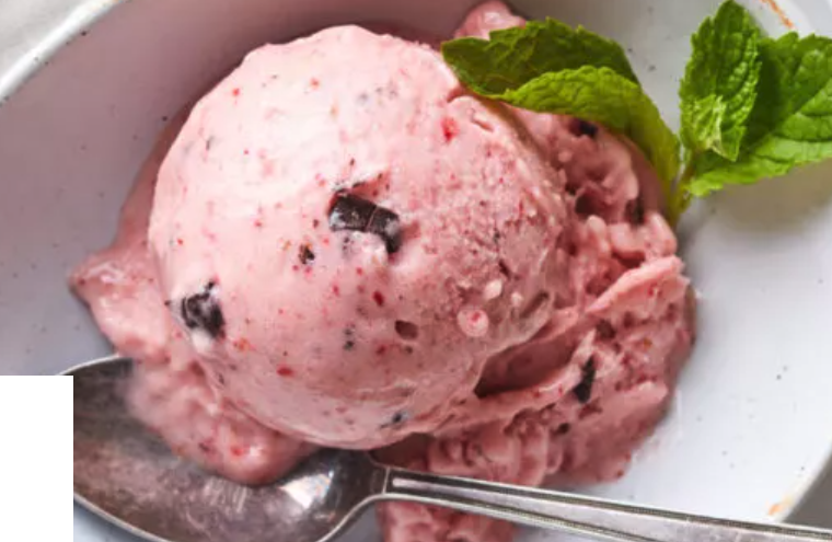 Strawberry Chocolate Nice Cream