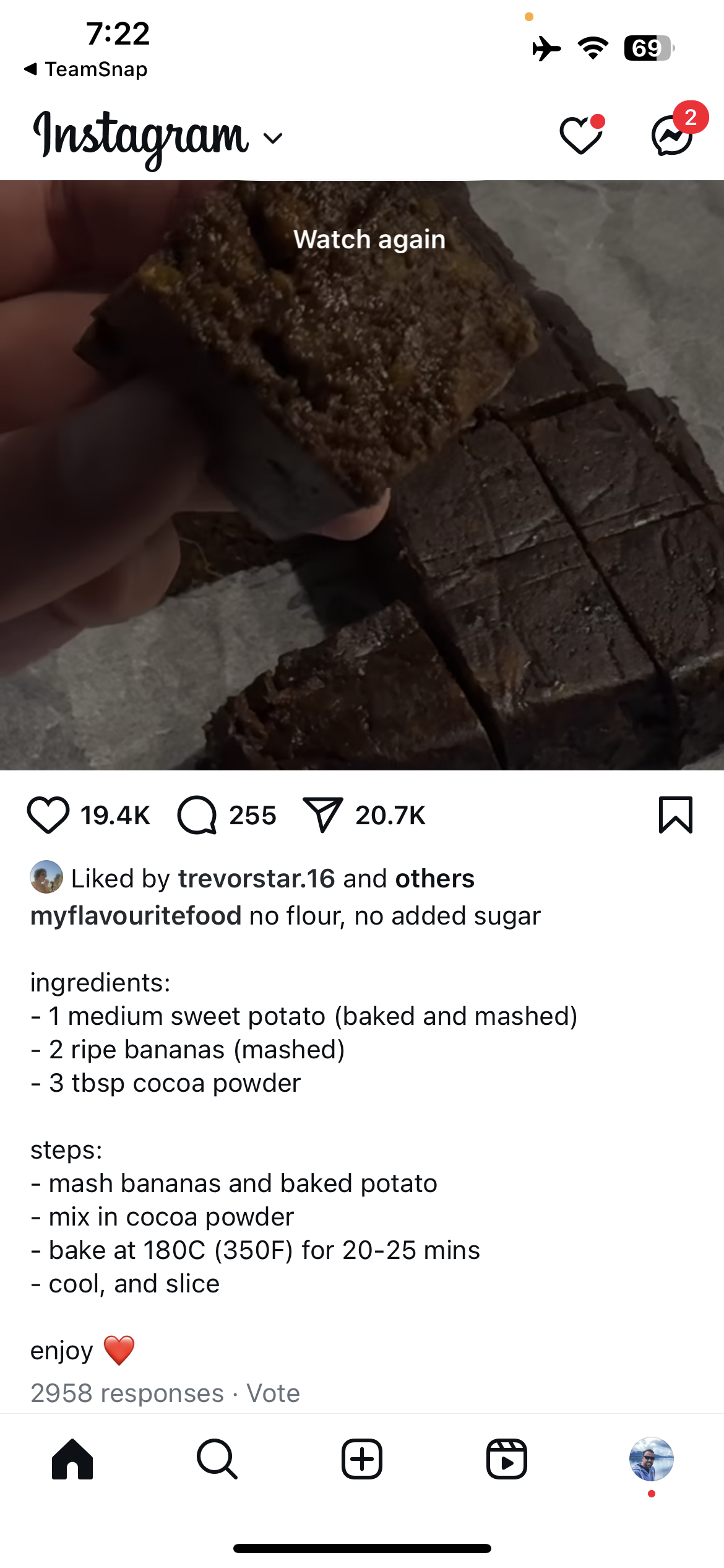 Sweet Potato Brownies