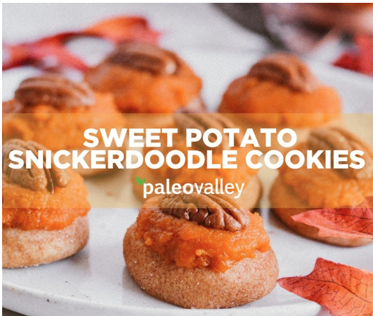 Sweet Potato Snickerdoodle Cookies