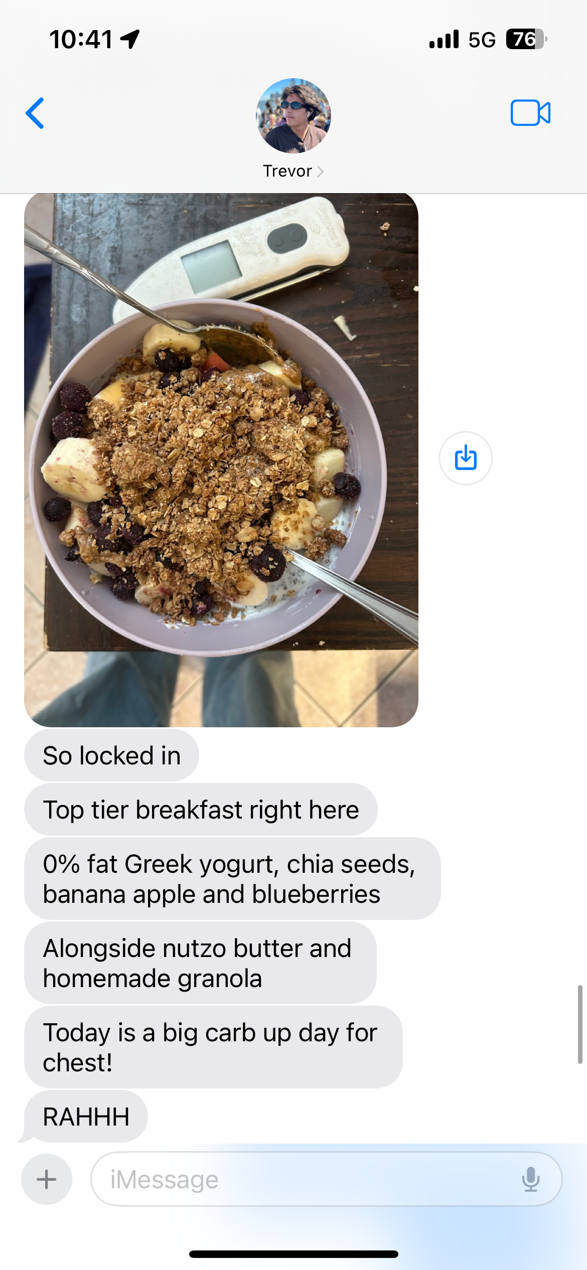 Trevor’s Simple Honey Granola