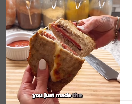 Zero-Carb Chicken Crust Calzone