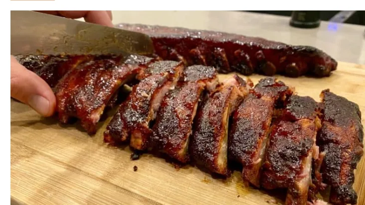 Smoked BBQ Ribs with Korean Glaze