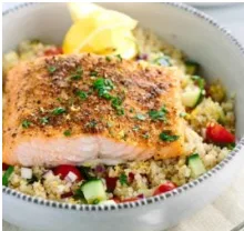 Lemon Herb Grilled Salmon